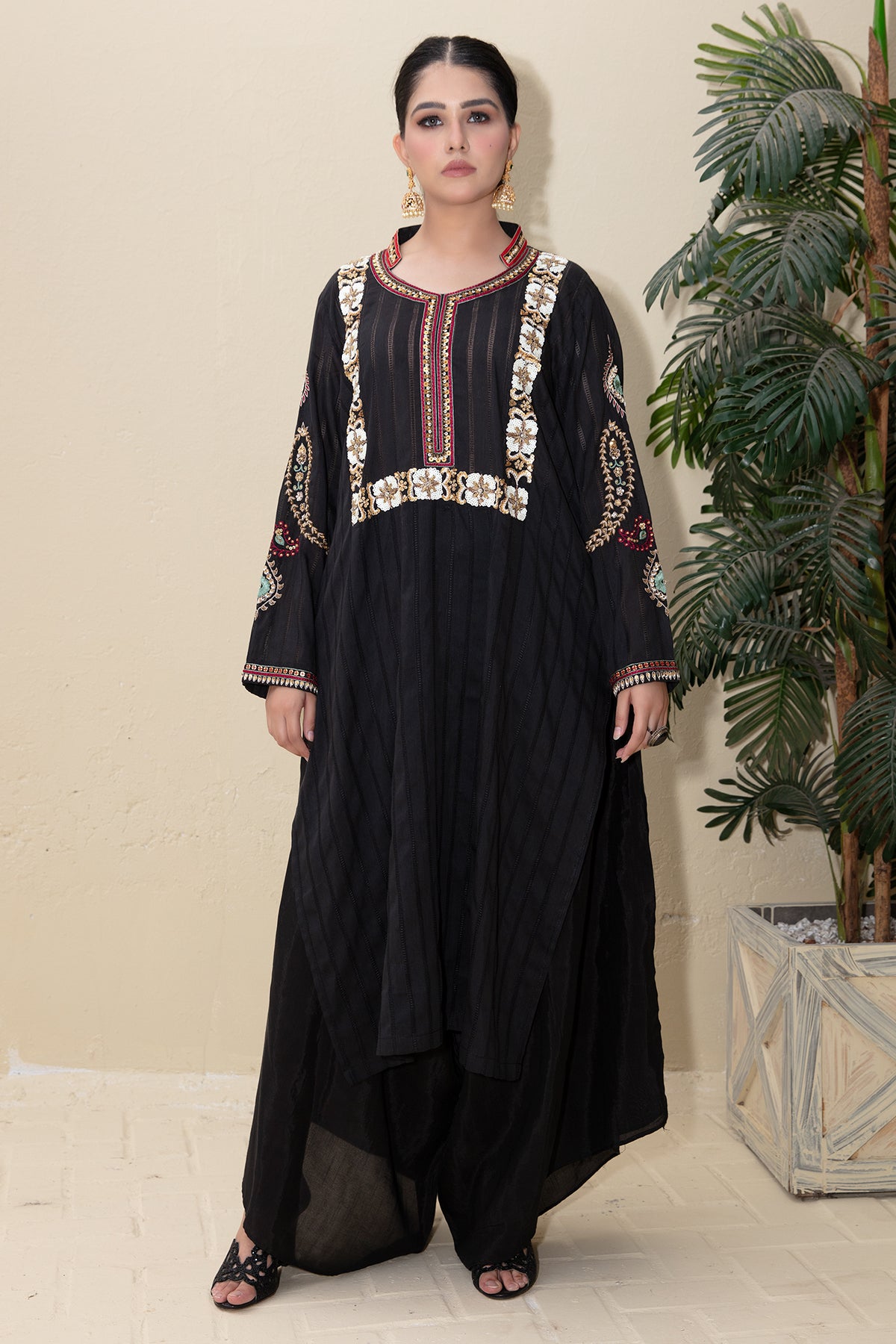 Gumand Collar Kurta
